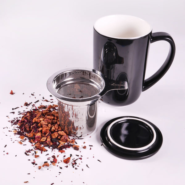 Tea Cup with infuser and Lid